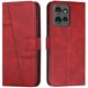 thumbnail image 1 of For Motorola Moto G 5G (2025) Case Stand Flip Protective Leather Phone Cover - Black, 1 of 5