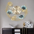 thumbnail image 5 of Wall Clock for Living Room Decor, Decorative Wall Clock, Large Wall Clock(Gold and Blue),  Battery Type: 1*AA Carbon Battery(Not Included), 5 of 10