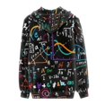 thumbnail image 4 of Renewold Color Math Formulation Pattern Front Zip Hoodies for Women YouthSize 5XL , Long Sleeves Drawstring Sweatshirts Warm Loose Soft Jersey Casual Workout Outfits, 4 of 5
