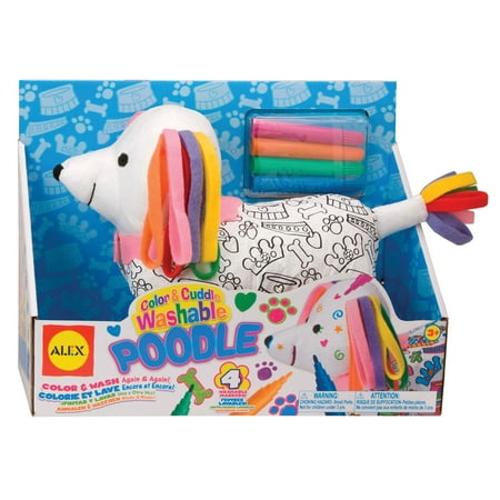 ALEX Toys Craft Color and Cuddle Washable Poodle