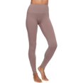 thumbnail image 3 of Felina Velvety Super Soft High-Waisted Legging 2-Pack Yoga Pants Workout Clothes for Women Medium Charcoal Twilight Mauve, 3 of 7