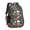 Skull and Flower-2, variant on Skull and Bird Gothic Pattern Backpack for School, Cute School Bag with Adjustable Shoulder Straps and Padded Back, 16.9"x12.6"x5.9"