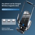 thumbnail image 6 of Wireless Phone Charger for Car, Automatic Clamping Wireless Charger Car Smart Infrared Sensor Vent Mount Mobile Phone Bracket Stand, 6 of 9