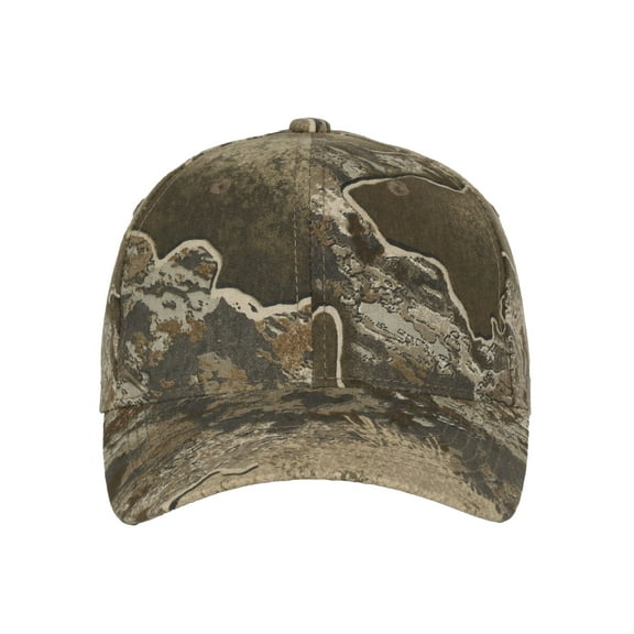 Realtree EXCAPE® Camo Hunting Hat, Soft, Structured Cap for Men with Tape Closure, One Size, Adult, Camo