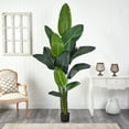 thumbnail image 6 of Nearly Natural Travelers Palm Artificial Tree, Green, 6 of 7