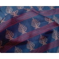 thumbnail image 4 of oneOone Silk Tabby Fabric Chevron & Tree Block Print Fabric By Yard 42 Inch Wide, 4 of 4