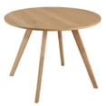 thumbnail image 5 of Pemberly Row Modern Solid Wood 39.5" Round Dining Table in Oak, 5 of 5