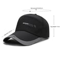 thumbnail image 5 of Shenmeida Adjustable Large Brim  Block Sun Baseball Cap Men Women Polyester Visor Hat, 5 of 7