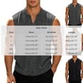 thumbnail image 4 of IhhxPro Big and Tall Men's V-Neck Sleeveless Tank Top Summer Casual Tee Textured Muscle Shirt Lightweight Breathable Athletic Gym Workout Beach Layering Loose Fit M-3XL, 4 of 9