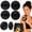 4pcs X Mixed, variant on Finger Strap Exfoliating Shower Scrubber, Scrub Bath Pads, 4-in-1 Wash Cloth Loofah