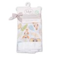 thumbnail image 2 of Lulujo - Baby Security Blanket Lovie Cotton Muslin with Satin Trim, 2 of 3