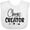 AA-White, variant on Inktastic Baby Chaos Creator Design with Heart Arrow Boys or Girls Baby Bib
