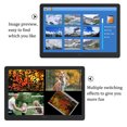 thumbnail image 3 of 15.6 inch Digital Photo Frame with IPS Screen - Digital Picture Frame with 1080P Video, Music, Photo, Auto Rotate, Slide Show, Remote Control, Calendar, Time,1280x800 Black, 3 of 14