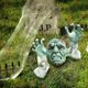 thumbnail image 4 of Estacas de esqueleto de Halloween, estatua de mano de esqueleto de terror, accesorios de decoración para Halloween, 4 of 5