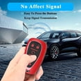 thumbnail image 3 of Key Fob Cover Compatible with Chevrolet Equinox Malibu Camaro Traverse Blazer Cruze Volt Bolt Sonic Trax Tahoe Keychain Case Holder Protector,Red, 3 of 7