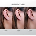 thumbnail image 6 of Limerencia G23 Pure Titanium Hypoallergenic Hoop Earrings for Women Sensitive Ears (8mm), 6 of 8