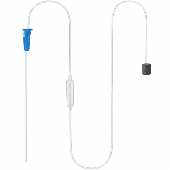 Drip Acclimation Kit for Saltwater and Freshwater Aquariums, Adjustable Flow Control Tubing Set for Fish Tanks, Corals and Invertebrates