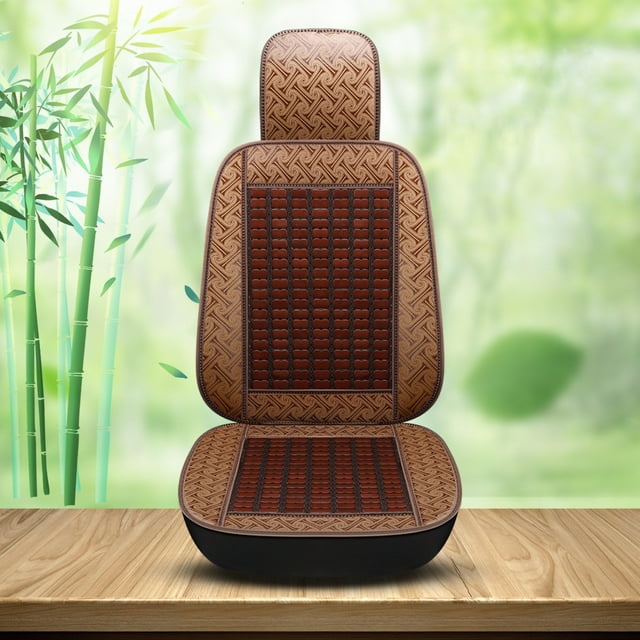 Dvkptbk Car Seat Cushion Summer Car Bamboomat Cushion Breathable Cool Cushion Comfortable Breathable Universal Cushion Car Truck Suv Cold Seat Cushion Car Accessories