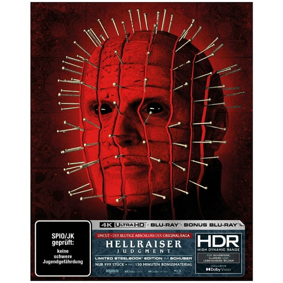 Hellraiser: Judgment Full Slip C auf 999 Stück (4K Ultra HD) Bonus (4K Ultra HD) Carney Damon