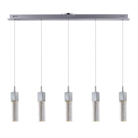 

ET2 E22764-89PC Fizz III LED Polished Chrome Linear Pendant Ceiling Light - 39 in.