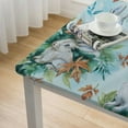 thumbnail image 4 of BANET  Rabbit Bunny Cute Animal Easter Table Cloth Square Tablecloth Anti Wrinkle Table Cover for Dining Kitchen Parties White, 4 of 7