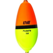 Thill Wobble Bobber Pear 2 5/8'' Org/Blk/Yl 3/8o