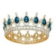 thumbnail image 1 of Tiara Minnieouse de boda hecha de aleación lujo para reina o fiesta temática Base dorada + azul lago, 1 of 6