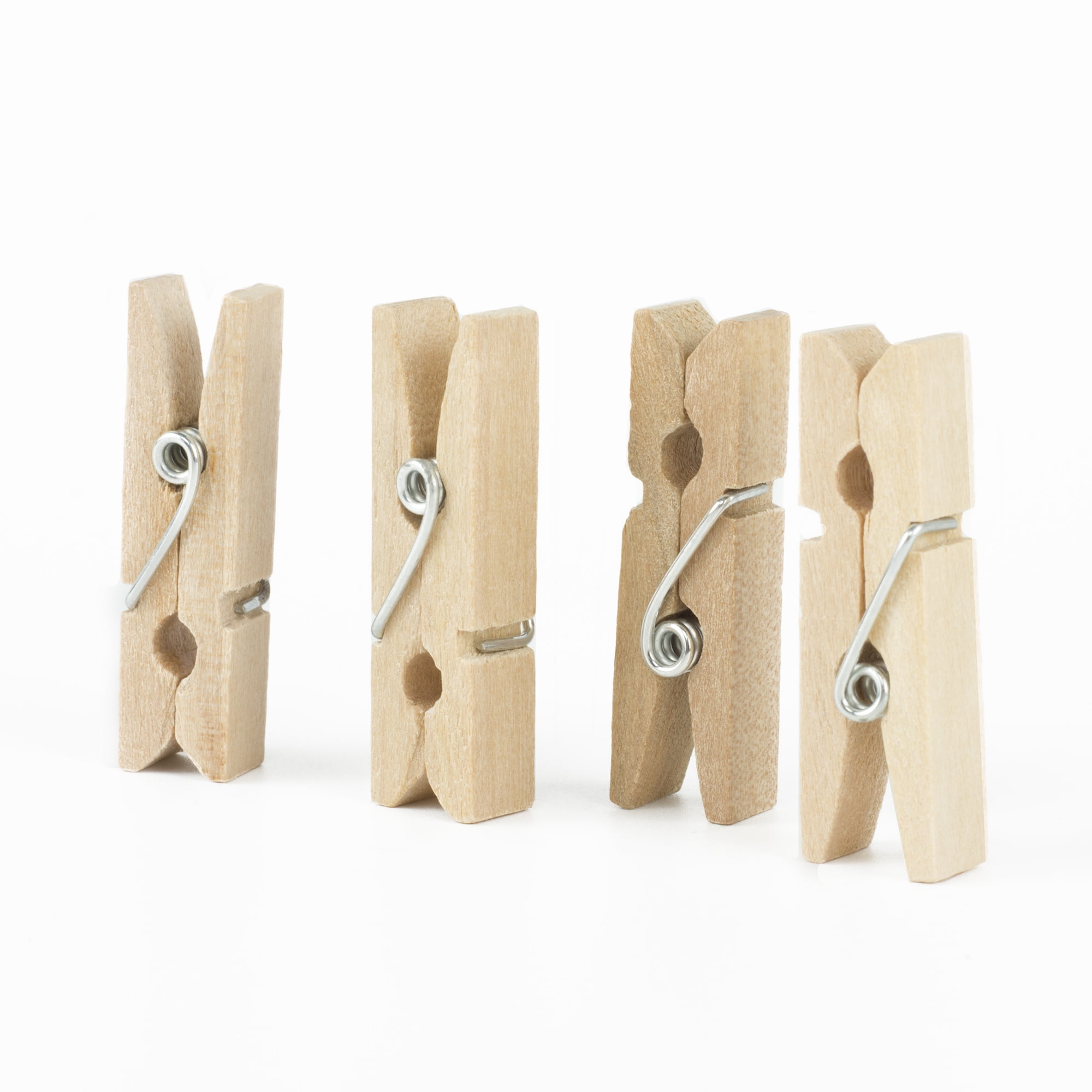  Goldenvalualbe Mini Wooden Craft Clothespins 1 3/4 (Original,  96) : Home & Kitchen