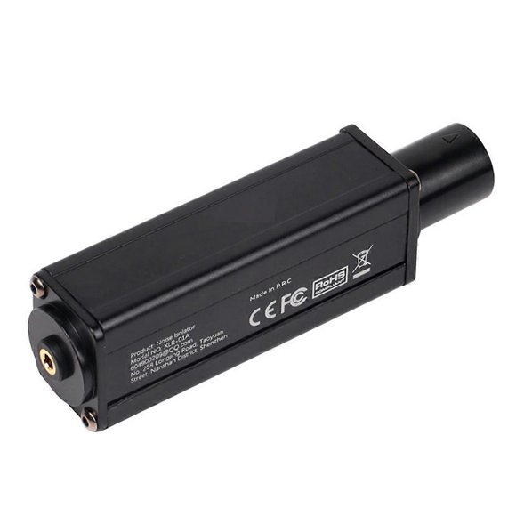 3.5mm to XLR Stereo Audio Isolator Noise Reduction Filter Audio Common Ground Current Sound Elimination Noise Reduction