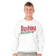 thumbnail image 5 of Christmas Dashing Through The Snow Sweatshirt for Men or Women Brisco Brands S, 5 of 6