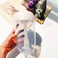 thumbnail image 3 of Boreal Craft Fresh Vegetable Takeaway Container Set Vegetable Cups Clear Fruit Cups With Fork And Dressing Holder Coffee Cup, 3 of 3