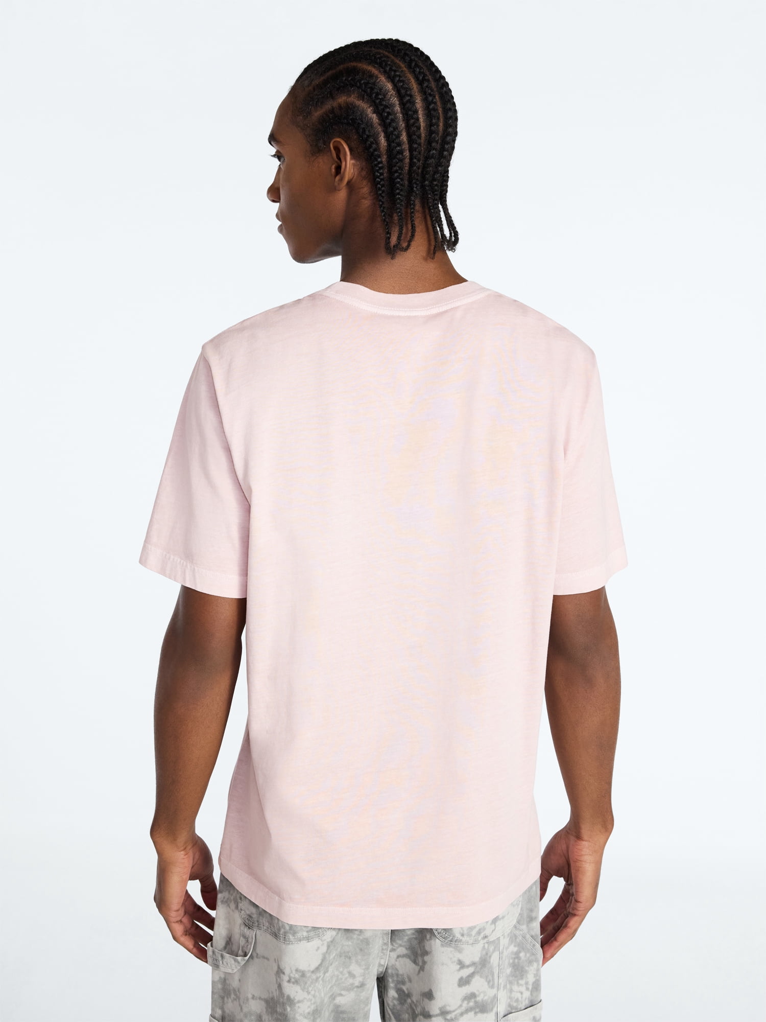 No Boundaries Standard Fit Cotton Tee with Short Sleeves, Men's and Big Men's XS-5XL