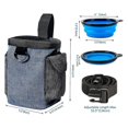 thumbnail image 5 of Bolsa de golosinas para perros Bolsa de entrenamiento para perros con correa para el hombro en la cintura, dispensador de bolsas para excrementos y tazón plegable Bolsa de entrenamiento para golo, 5 of 5