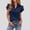 T Shirts for Women Clearance under $5 BU1, variant on Women's Double Layer Ruffle Sleeve Top V Neck Dressy Casual Summer Blouse for Work Office
