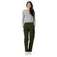 thumbnail image 4 of Adar Universal Scrubs For Women - Tapered Cargo Scrub Pants - 506 - Olive - 2X, 4 of 7