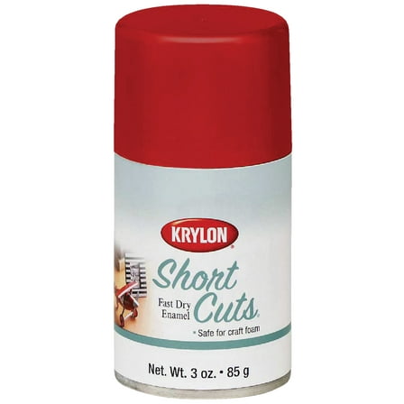Krylon Krylon Short Cuts Enamel Spray Paint 3 Oz., Red Pepper
