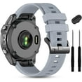 SumRioo QuickFit 22mm Cinturino per Garmin Fenix 8/8 Solar 47mm/7 Pro/7/6 Pro/6/5/5 Plus/E, Nylon Alpine Loop Cinturino per Garmin Tactic 8 47mm, Descent G2, Epix 2, Forerunner 965/955, Nero