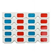 Universal Anaglyph Cardboard Paper Red Blue Cyan 3d Glasses Movie Glasses I5Z8