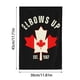 thumbnail image 4 of Bandera Del Jardín de Bienvenida Codo Arriba Bandera Del Jardín Canadiense de Doble Cara Fuerte Logotipo Del Patio Canadiense Libre sin Poste de Bandera, 4 of 5