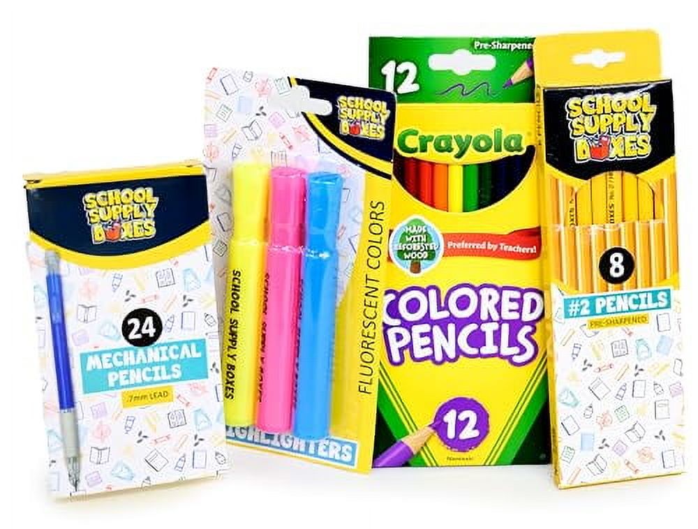 Paquete Definitivo para Preparatoria y Universidad | 1 Caja - 93 Piezas por Caja | Cajas de Útiles Escolares - Esenciales para el Regreso a Clases 5