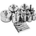 thumbnail image 1 of 16pcs Diamond Hole Saw Box Tile Hole Saw 16pcs Diamond Hole Saw Box Tile Hole Saw, 1 of 5