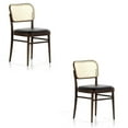 thumbnail image 1 of FREYA DINING CHAIR SET OF 2 MADE OF SOLID WOOD FRAME WITH AN ELEGANT CANE BACK, 1 of 5