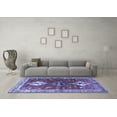 thumbnail image 3 of Ahgly Company Indoor Rectangle Persian Blue Traditional Area Rugs, 5' x 8', 3 of 4