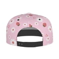 thumbnail image 4 of Haiem Hand Drawn Strawberry Classic Snapback Cap Flat Bill Hat Baseball Cap Adjustable Size Cotton Dad Hat, 4 of 9