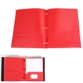 thumbnail image 4 of 2/1PCS Plastic File Folders with Pockets, Heavy Duty Pocket Folder, 2-Pocket Letter Size with Business Card Slot, 3-Hole Punched, Document Organizers for School Home, 4 of 8
