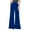 Blue, variant on ZZwxWA Palazzo Pants for Women Summer Lounge High Waist Trousers Wide Leg Loose Flowy Flare Pant Solid Comfy Pockets Pants