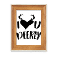 thumbnail image 1 of I Love You Deerly Quote Style Desktop Wooden Photo Frame Display Picture Art Painting Multiple Sets, 1 of 3