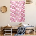 thumbnail image 2 of Nursery Tapestry, Cute Unicorns Standing on Clouds with Rainbows and Stars on a Pink Skyline, Wall Hanging for Bedroom Living Room Dorm Decor, 40W X 60L Inches, Pink Yellow White, by Ambesonne, 2 of 5