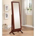 thumbnail image 2 of Sliding Jewelry Armoire with Mirror, Cherry, 2 of 7