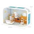 thumbnail image 3 of Casa de muñecas en miniatura Hugo Modelo de construcción DIY Decoración, 3 of 10